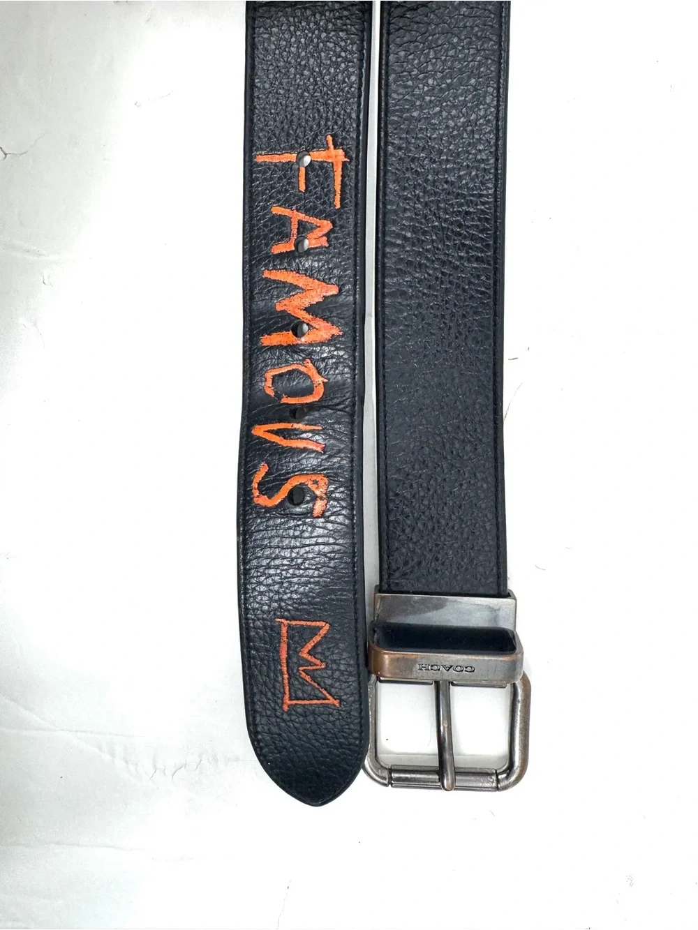 Coach X Jean-Michel Basquiat Belt with Harness Buckle